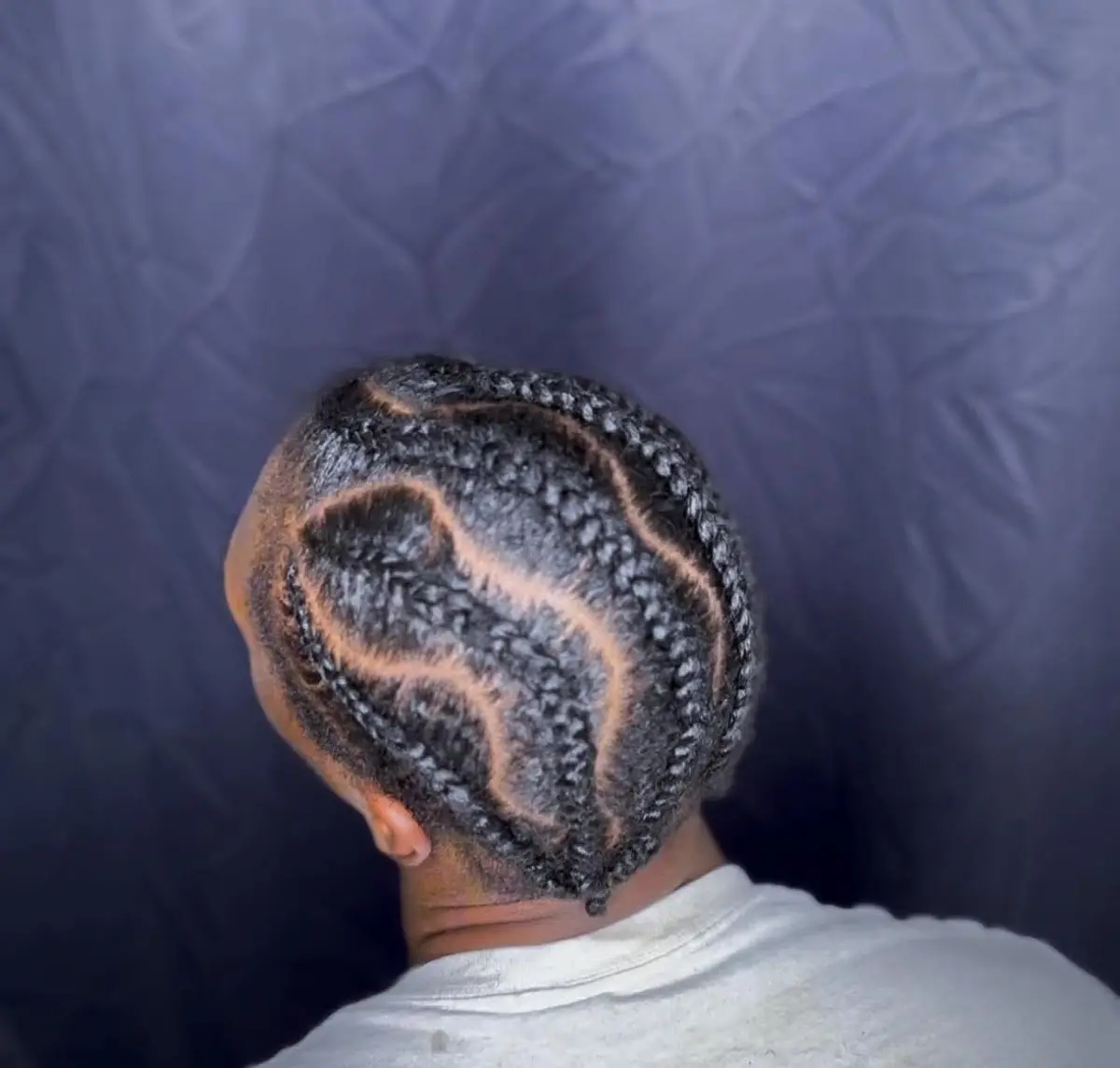 Natural braided style with flowing design parts